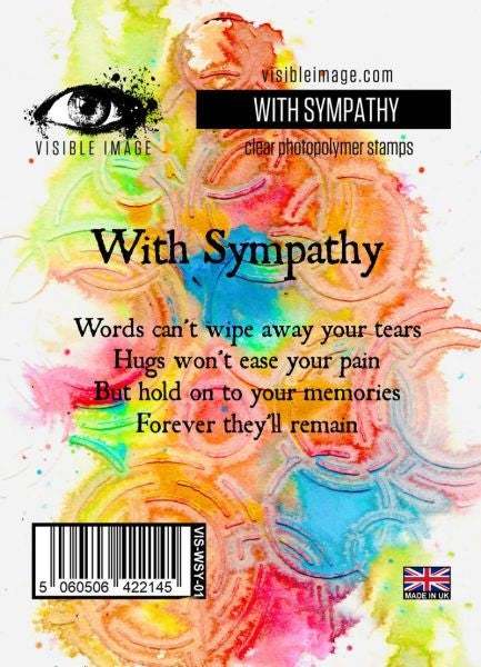 With Sympathy - Clear Stamps