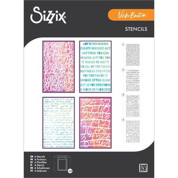 Words and Numbers - Stencils