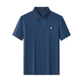 Zip Placket Performance Polo – El Baron DARK BLUE